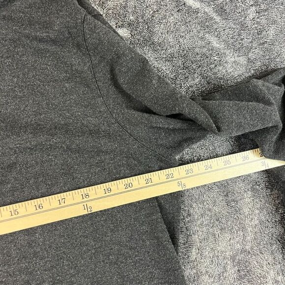 Mizzen + Main 1/4 Zip Pullover Mock Neck Dark Gray Long Sleeve Men's XL - Picture 4 of 8